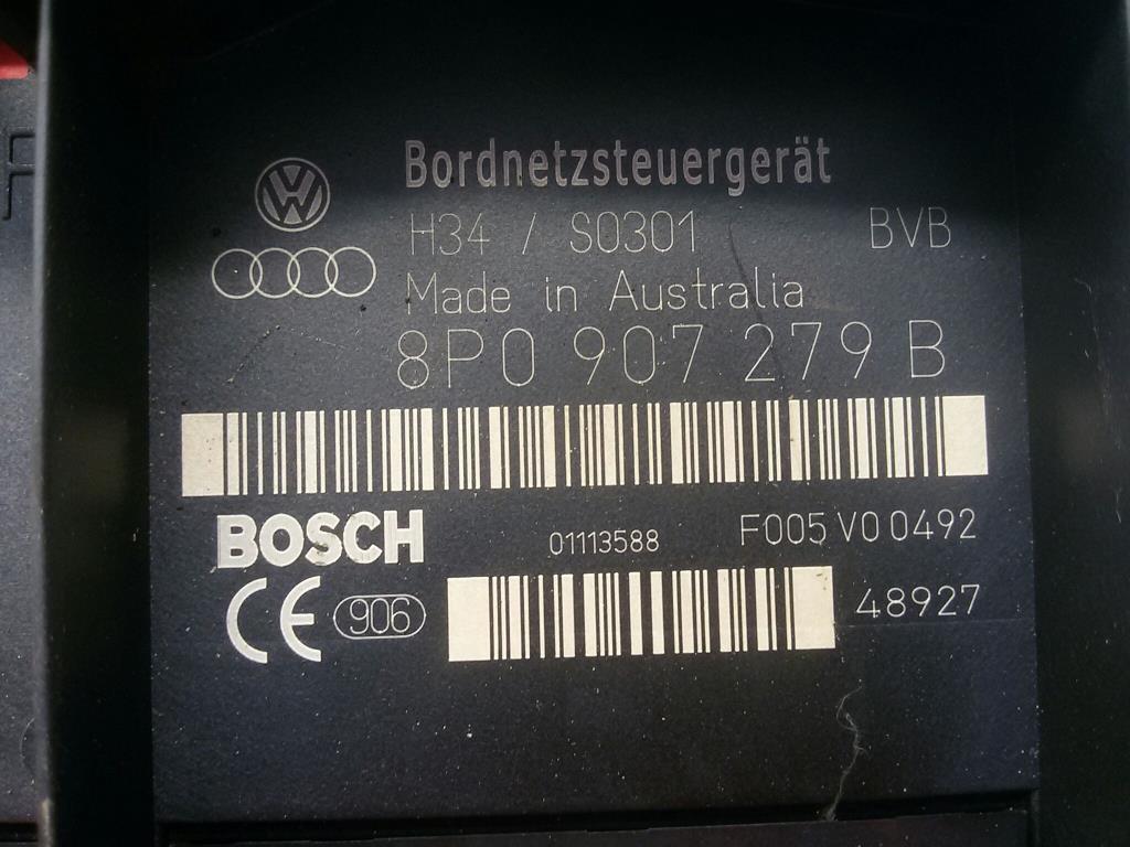 Audi A3 8P 8P0907279B Bordnetzsteuergerät BJ2004
