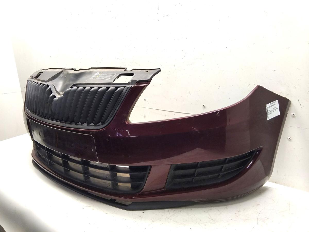 Skoda Fabia 2 original Sto&szlig;f&auml;nger Sto&szlig;stange vorn violettmetallic 9893 Bj.2010