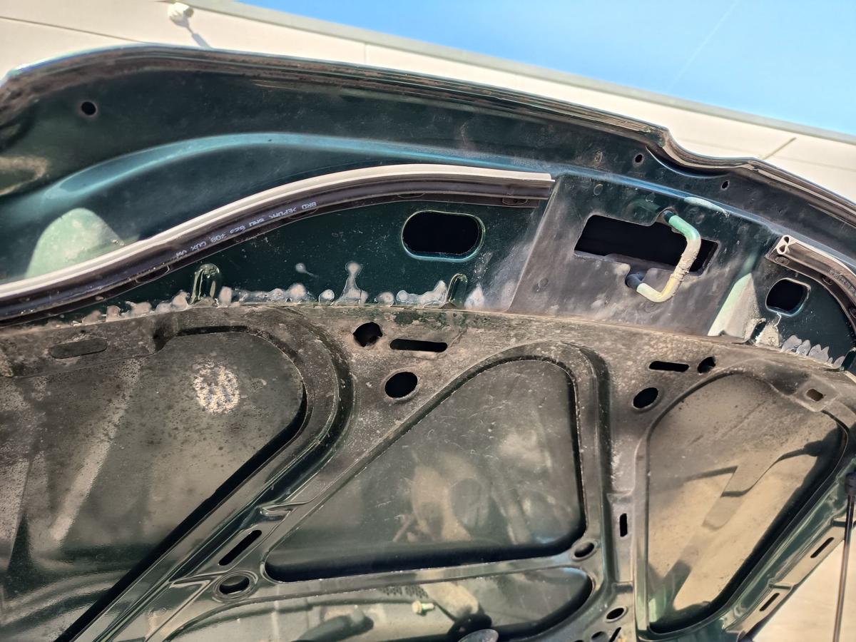 VW Polo 6N original Motorhaube Deckel vorne LD6D Gr&uuml;n Facelift Bj 1997