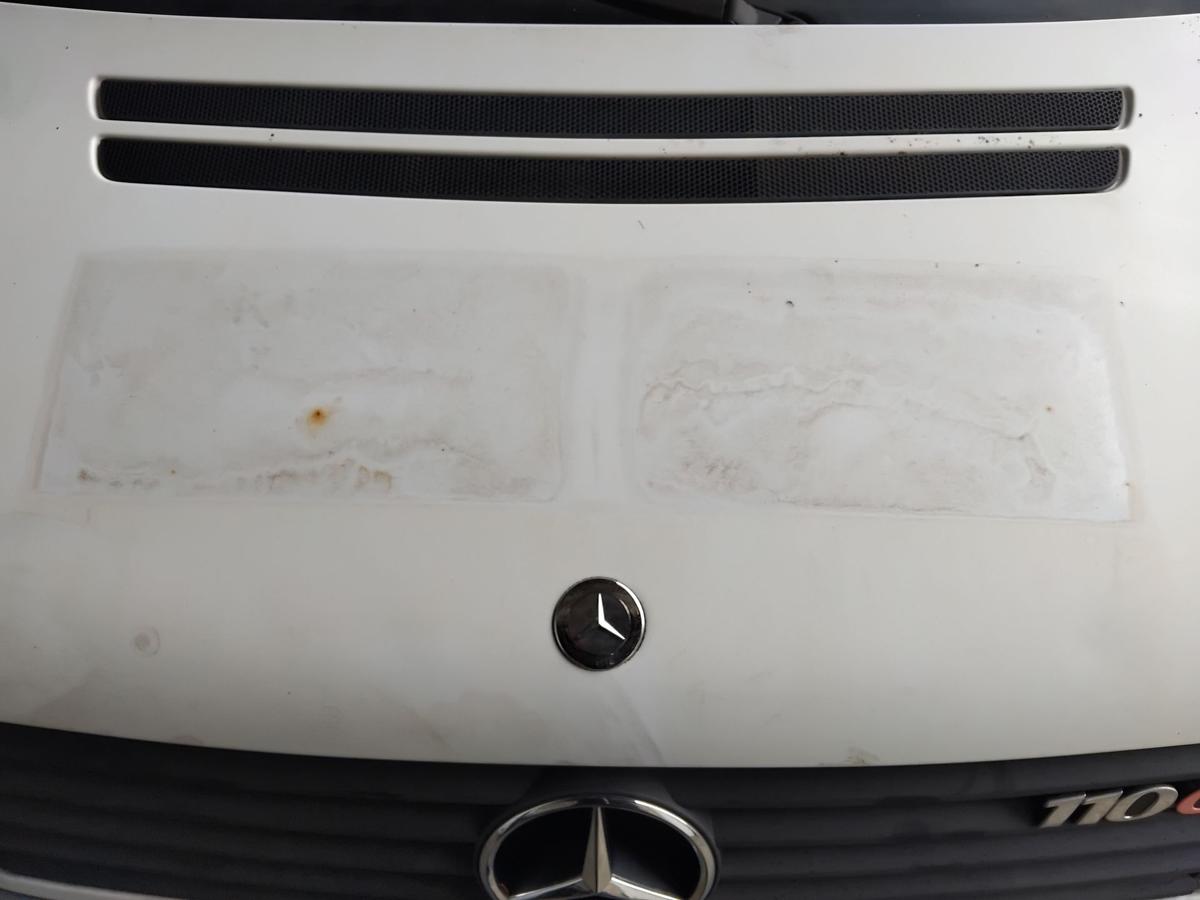 Mercedes Benz Vito 638 Motorhaube Deckel vorn arktikweiss 9147 BJ2003