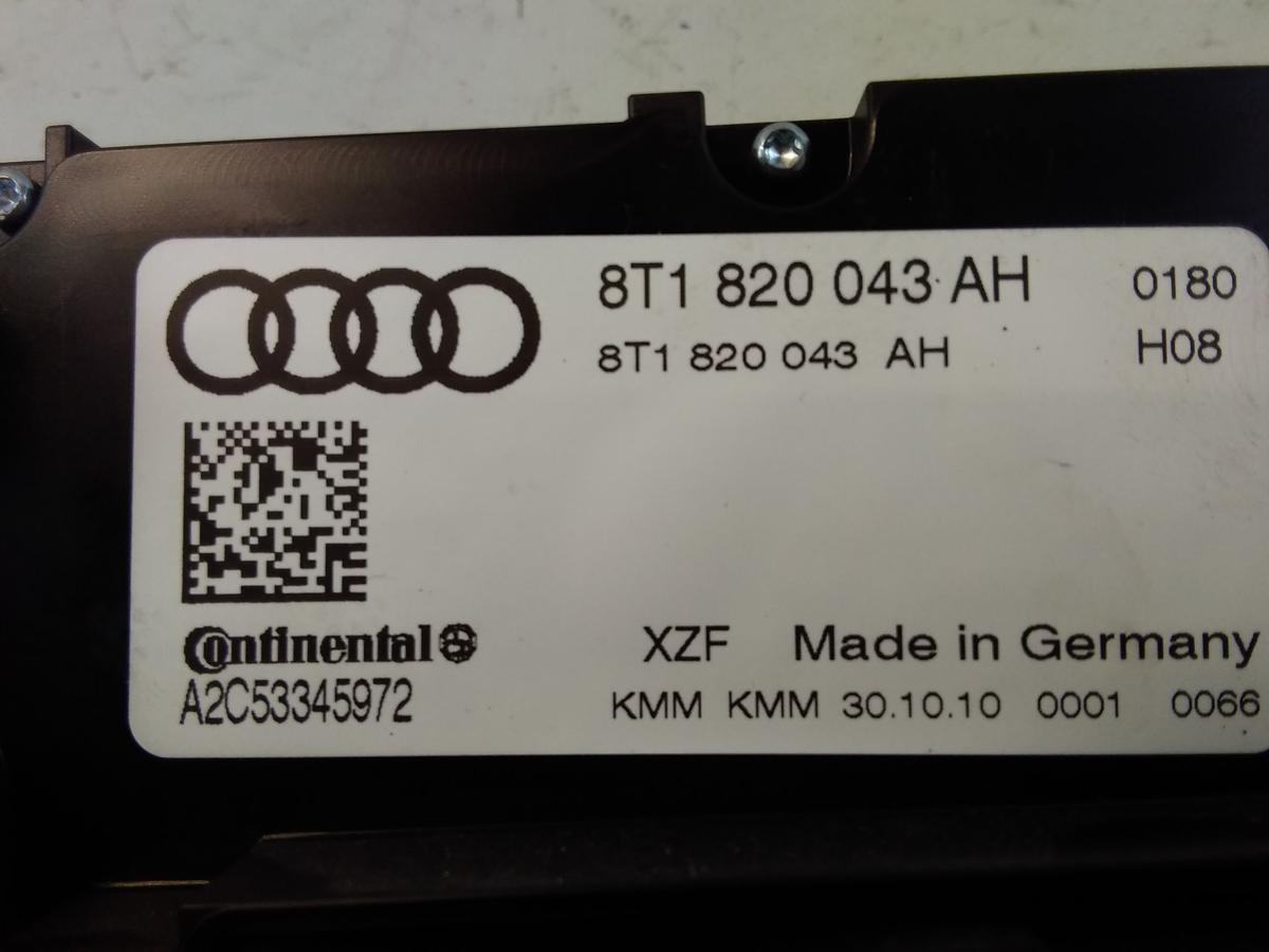 Audi A4 8K B8 original Klimabedienteil Klimaautomatik 8T1820043AH Bj.2010