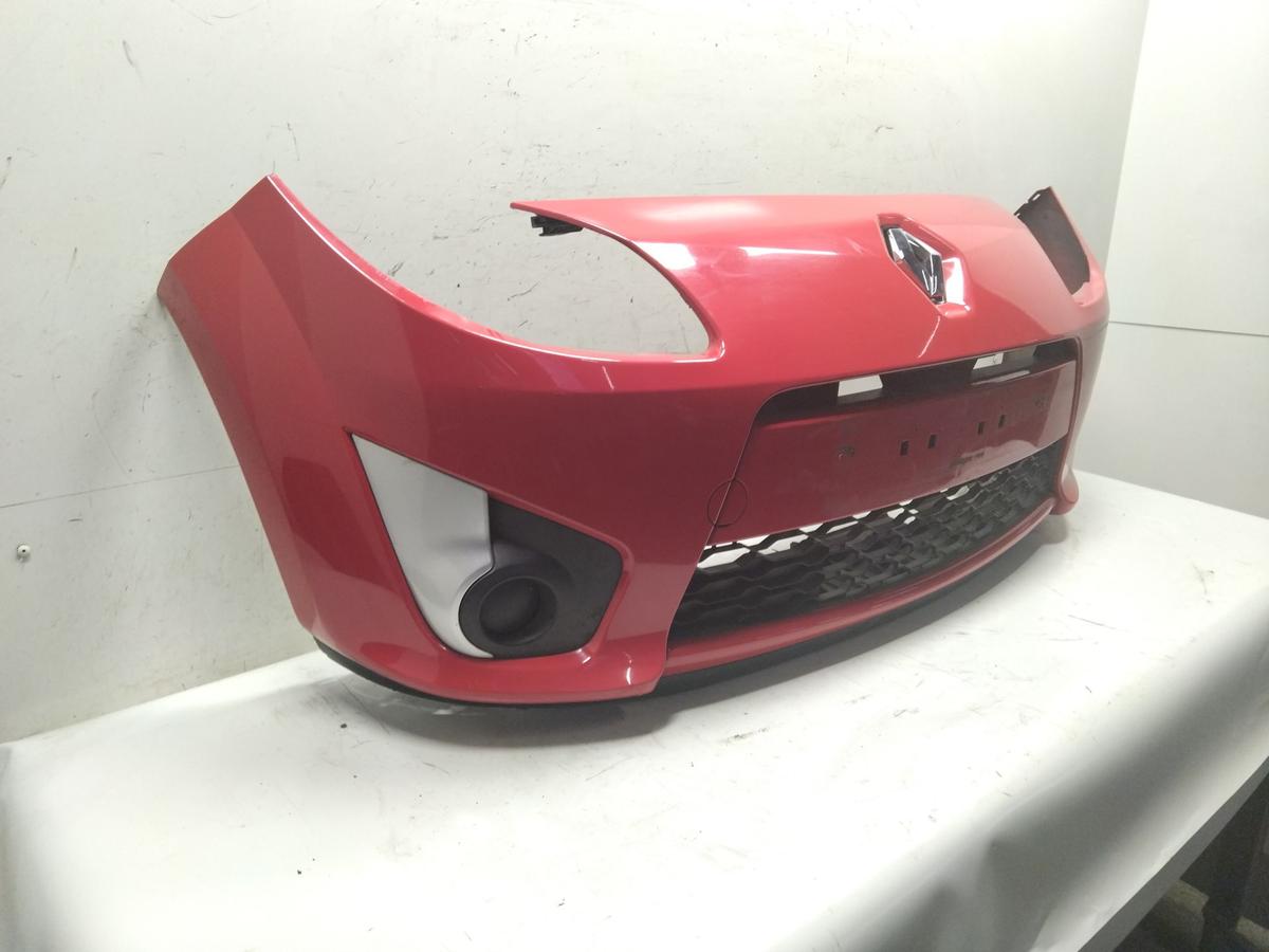 Renault Twingo 2 original Sto&szlig;f&auml;nger Sto&szlig;stange vorn rot uni Vorfacelift BJ2012