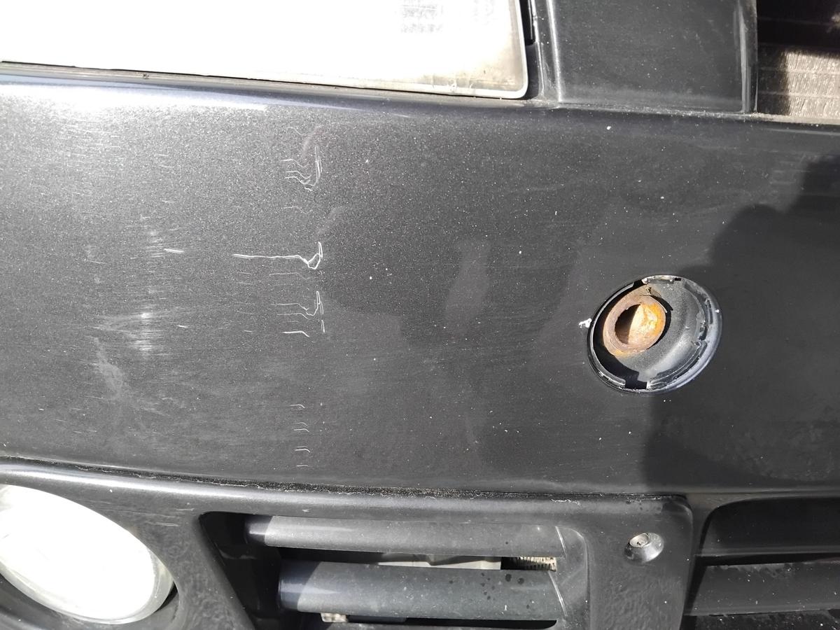 Opel Vivaro A original Stossfänger Stoßstange vorn BJ2003 L298 mitternachtschwarzmetallic