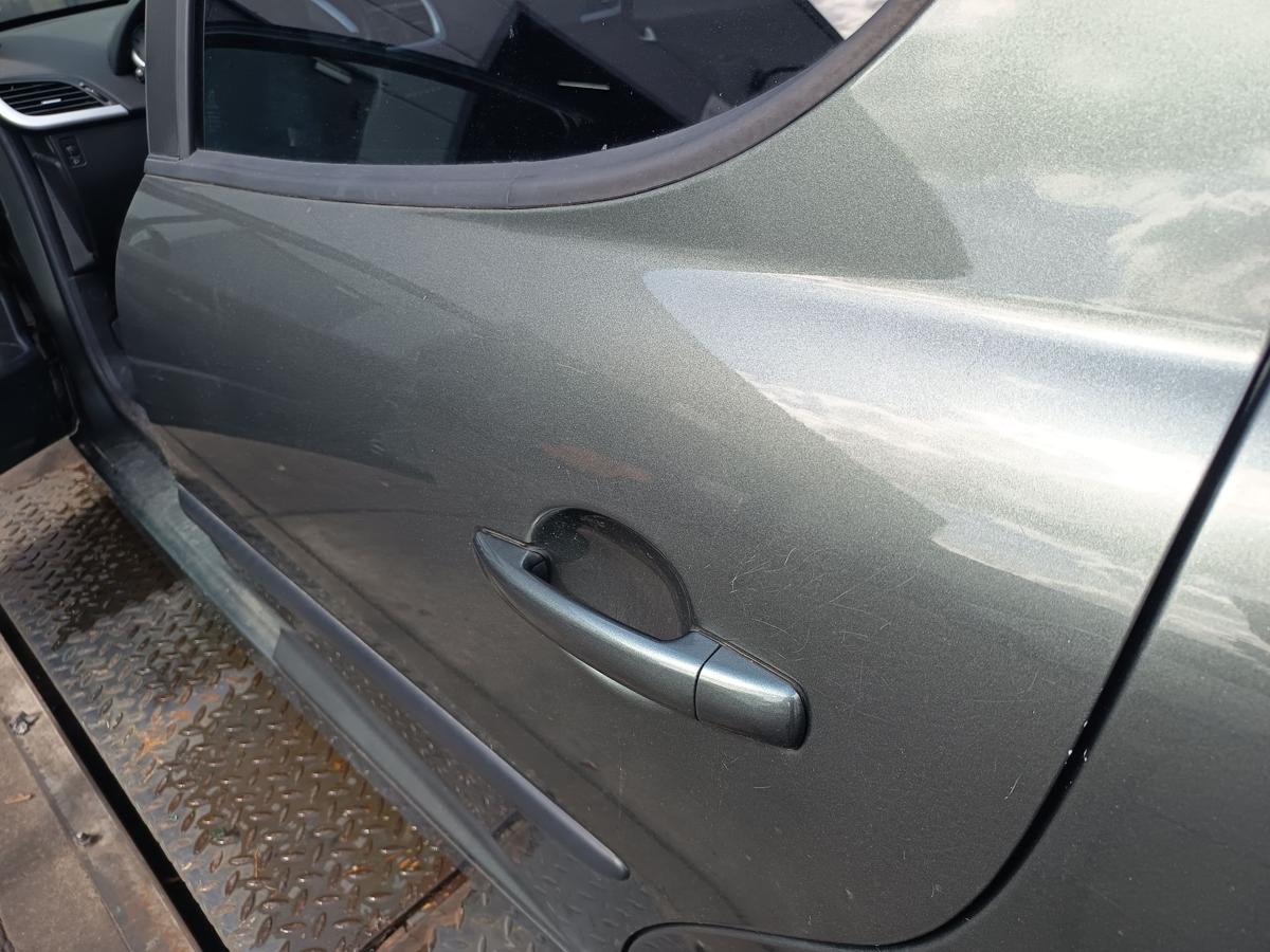 Peugeot 207 original T&uuml;r hinten links Fond EZQ Manitobagrau Bj 2009