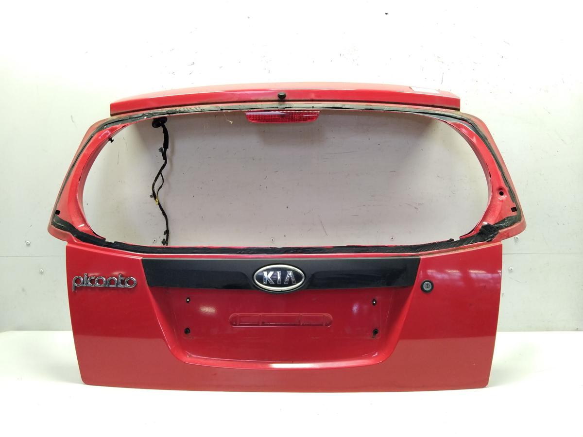 Kia Picanto 1 Facelift Heckklappe !!OHNE Heckscheibe!! BJ2009 P9 scarlet red uni