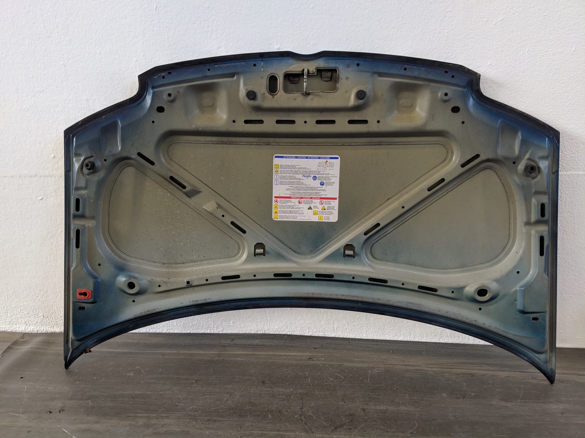 Fiat Panda 169 Bj.09 Haube Motorhaube 475A Blu Suggestivo