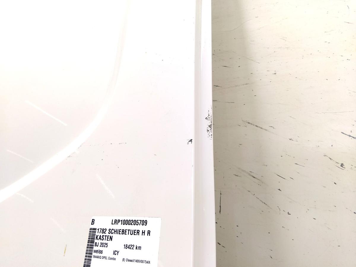 Opel Combo E Cargo XL Schiebet&uuml;r rechts weiss ICY Bj.2025