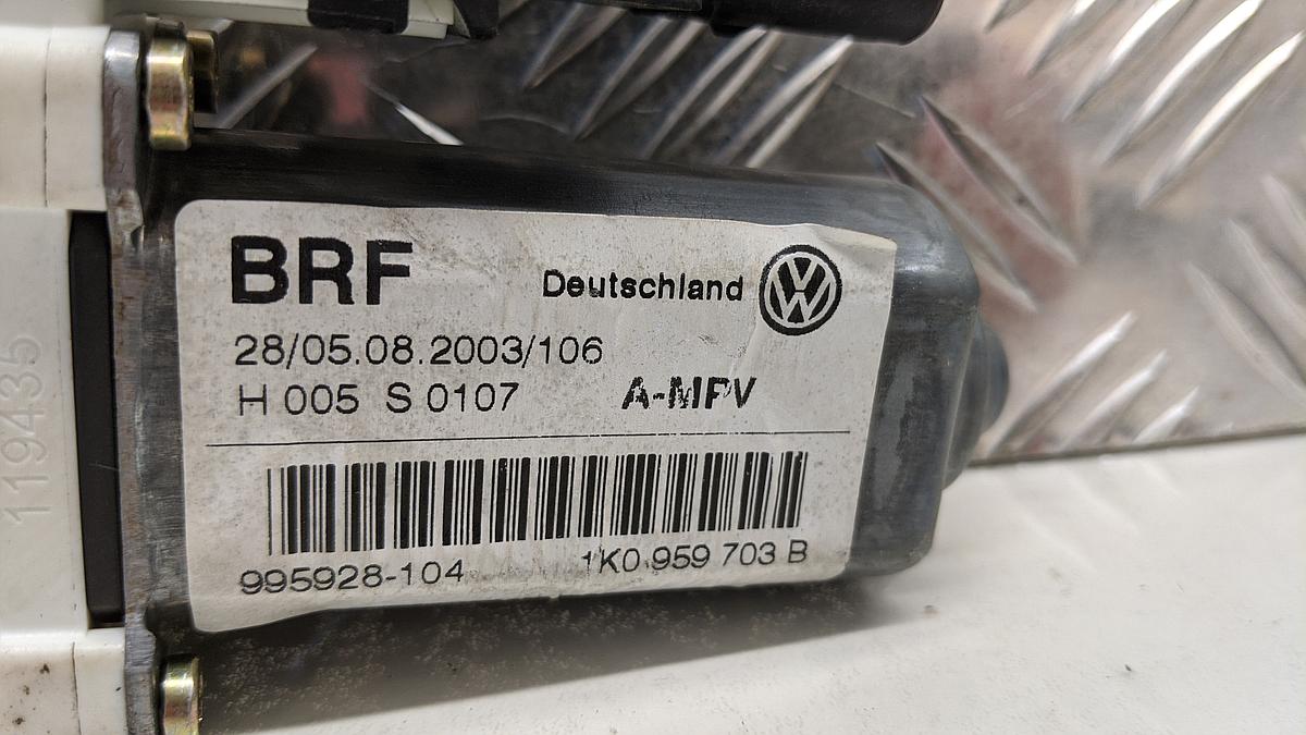 VW Touran 1T Fensterhebermotor Motor Fenterheber hinten links 1K0959703B