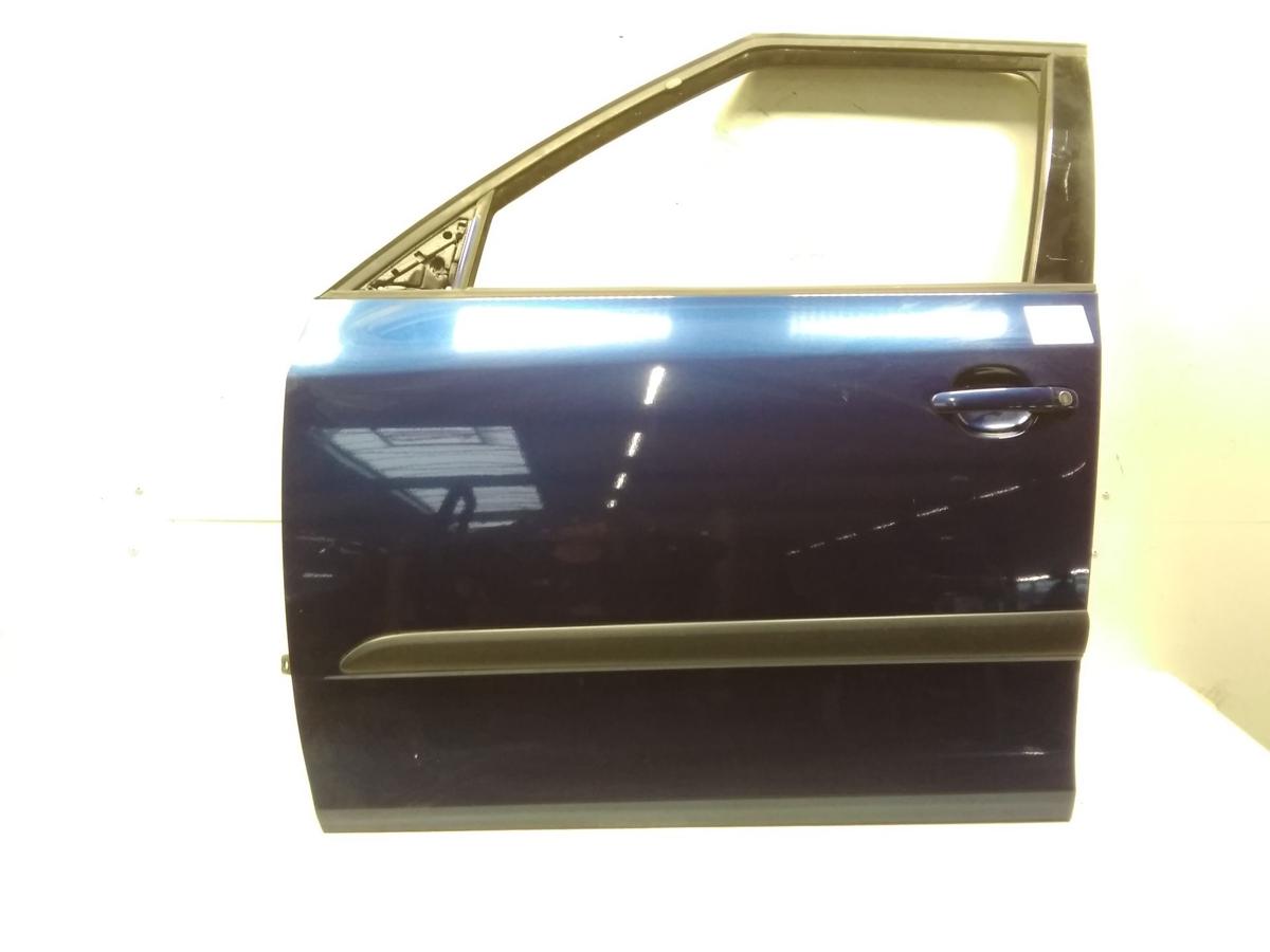 Skoda Fabia 2 5J Tür vorn links Fahrertür stormblaumetallic 9462 Bj.2008