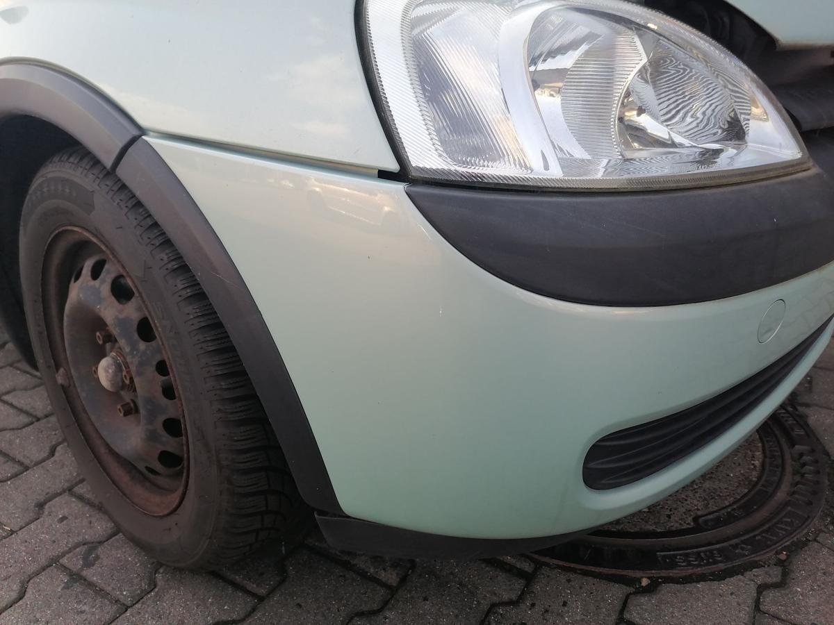 Opel Corsa C original Stoßstange Stossfänger vorn Z388 Spacegrün Bj.2001