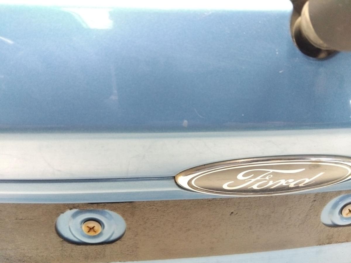 Ford Fiesta JA8 Heckklappe visionblaumetallic mit Heckscheibe Bj.2010