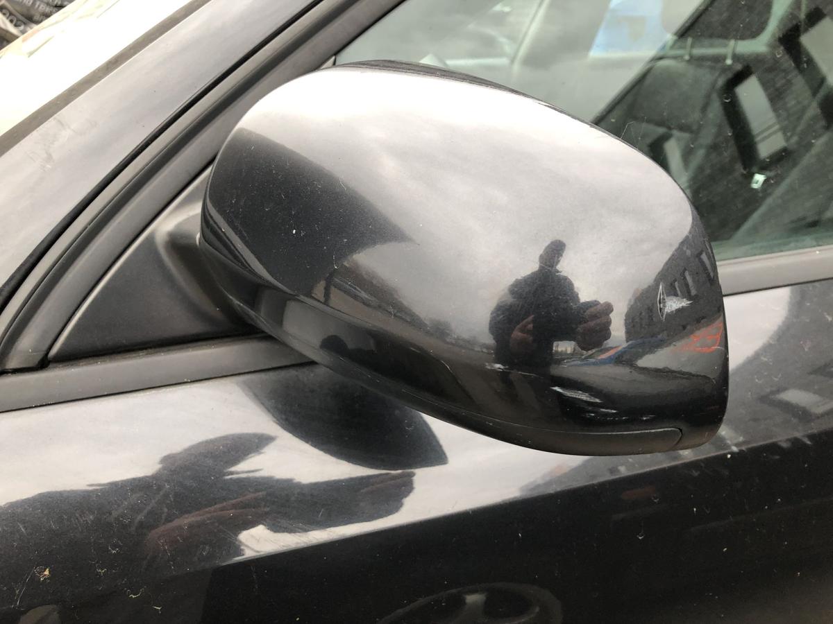 Audi A4 8E B6 Avant Au&szlig;enspiegel links R&uuml;ckspiegel elektrisch LZ9W Ebonyschwarz