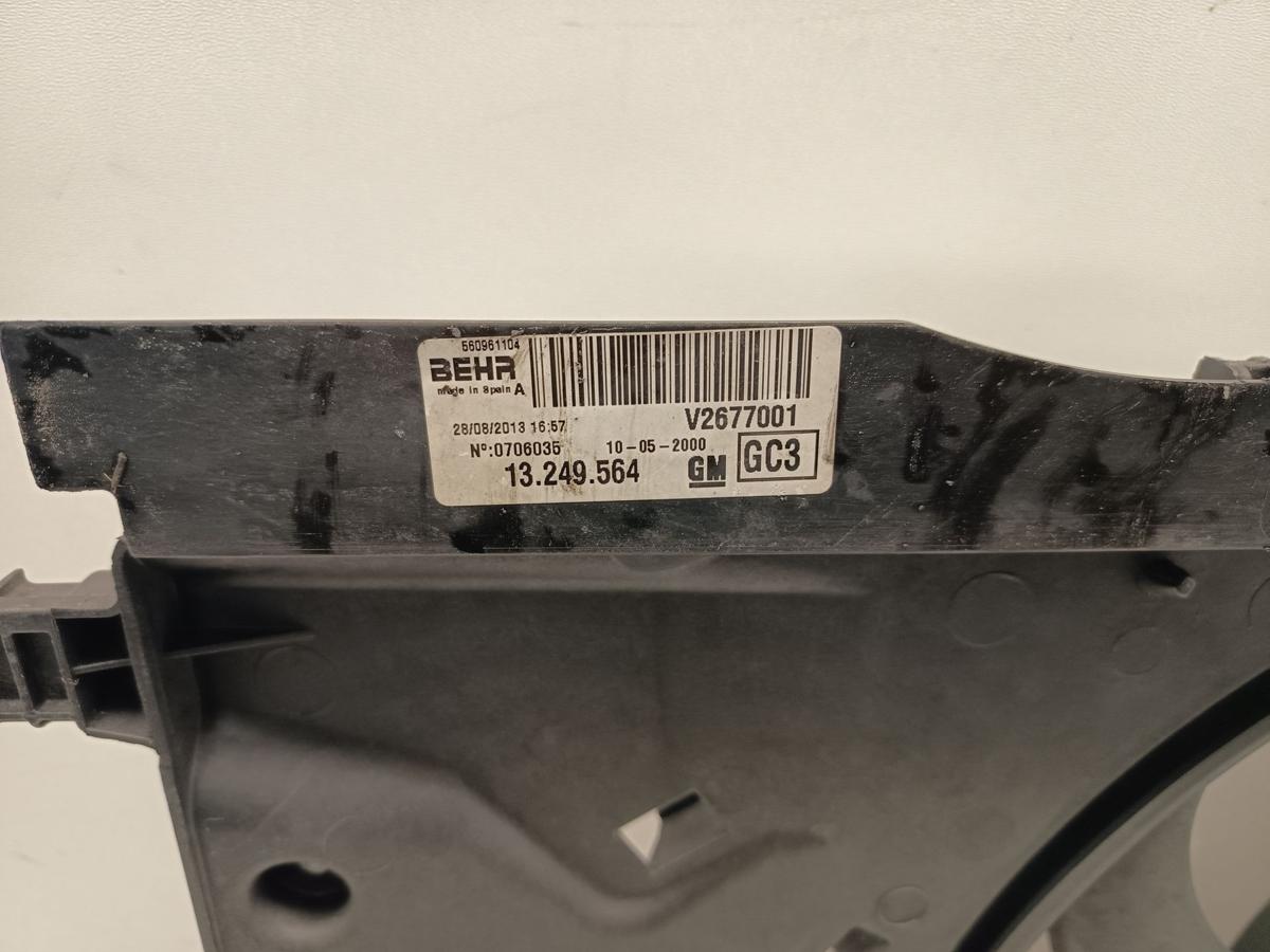 Opel Corsa D original Elektrol&uuml;fter 1.2l 51kW Benzin 13249564 Bj 2013