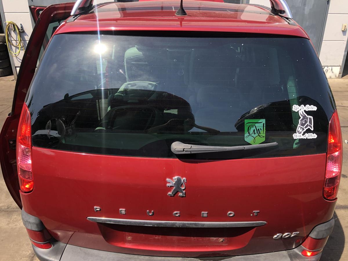 Peugeot 807 original Heckklappe mit Scheibe KKQ Tiefrot Bj 2004