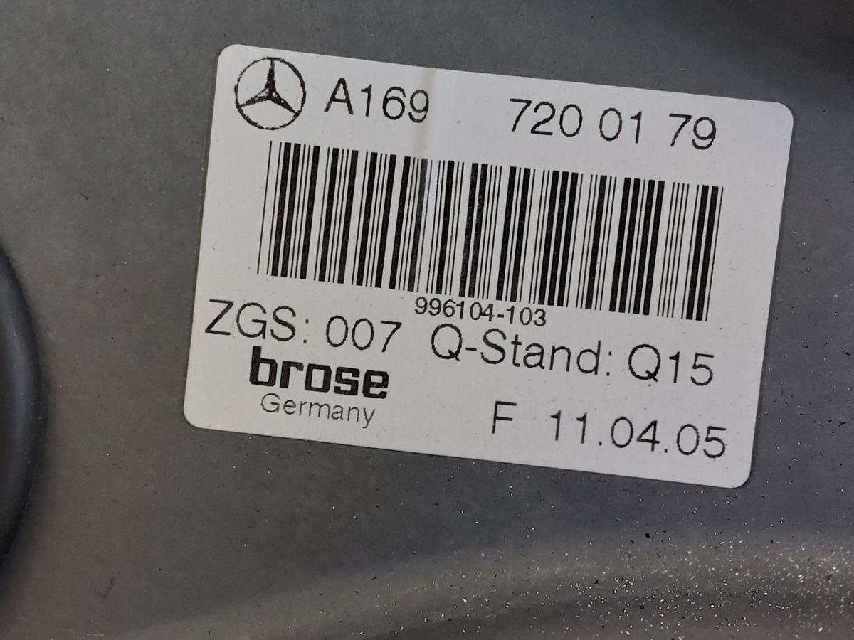 Mercedes A Klasse W169 Fensterheber vorn links Motor und Hebermechanik 5 t&uuml;rer