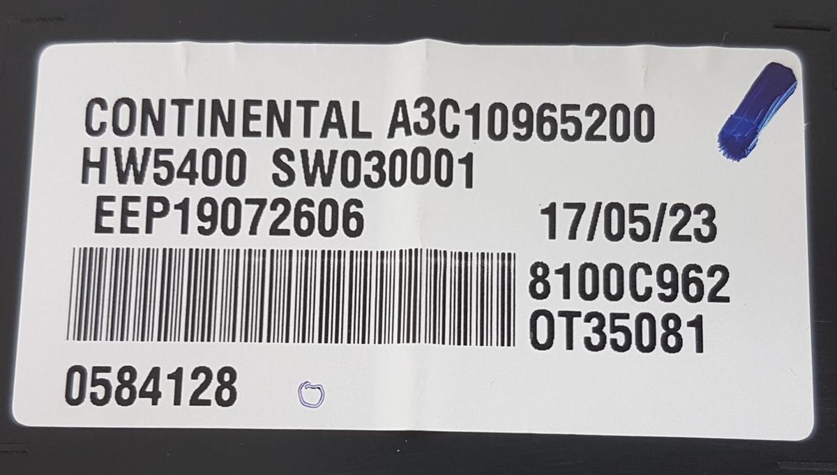 Mitsubishi Eclipse Cross Kombiinstrument Tacho Bj2023 8100C962 Plug-In-Hybrid