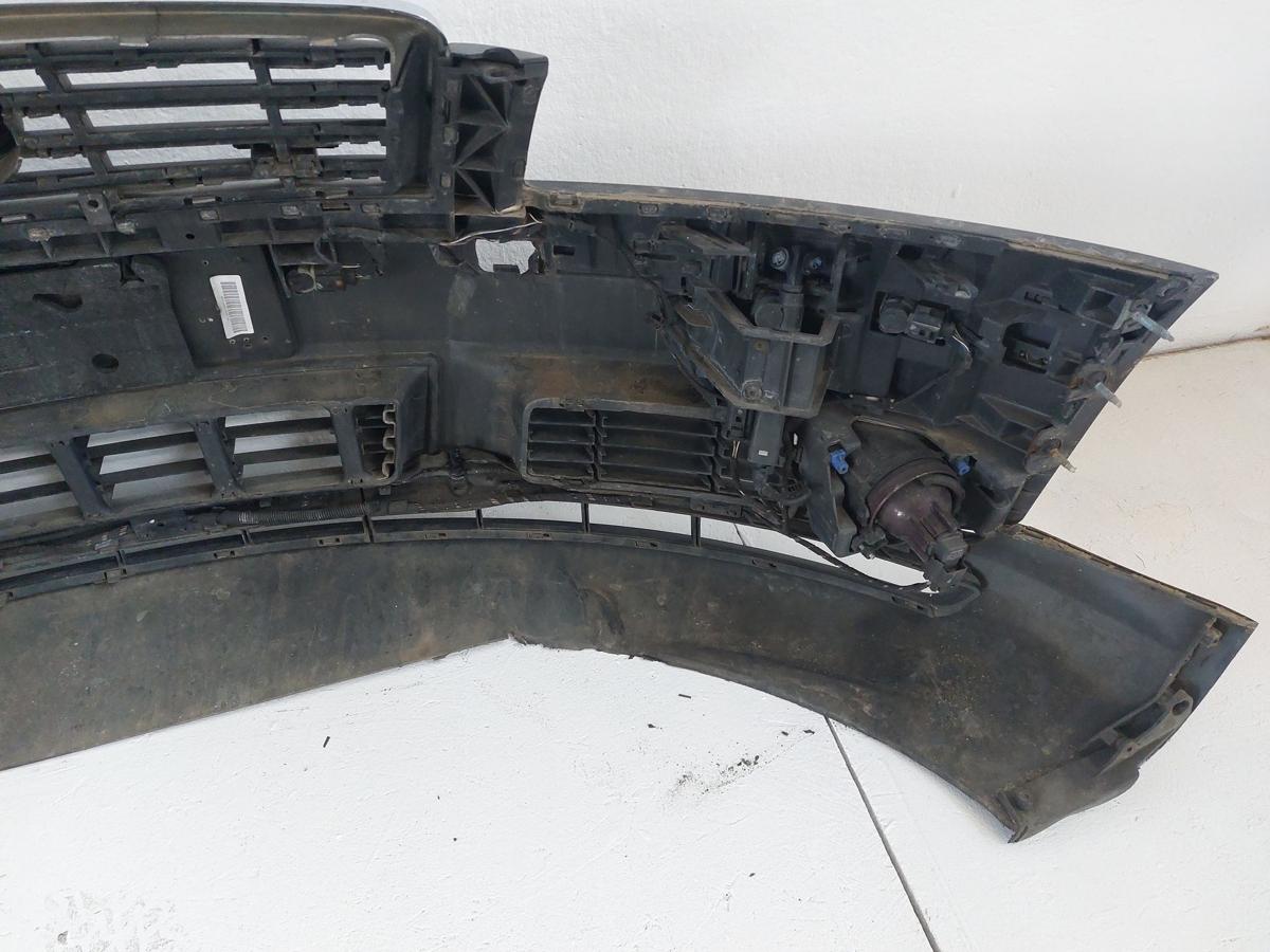 Audi A8 4E Stoßfänger vorn Frontschürze Frontstoßstange LZ7Q grau Beschädigungen