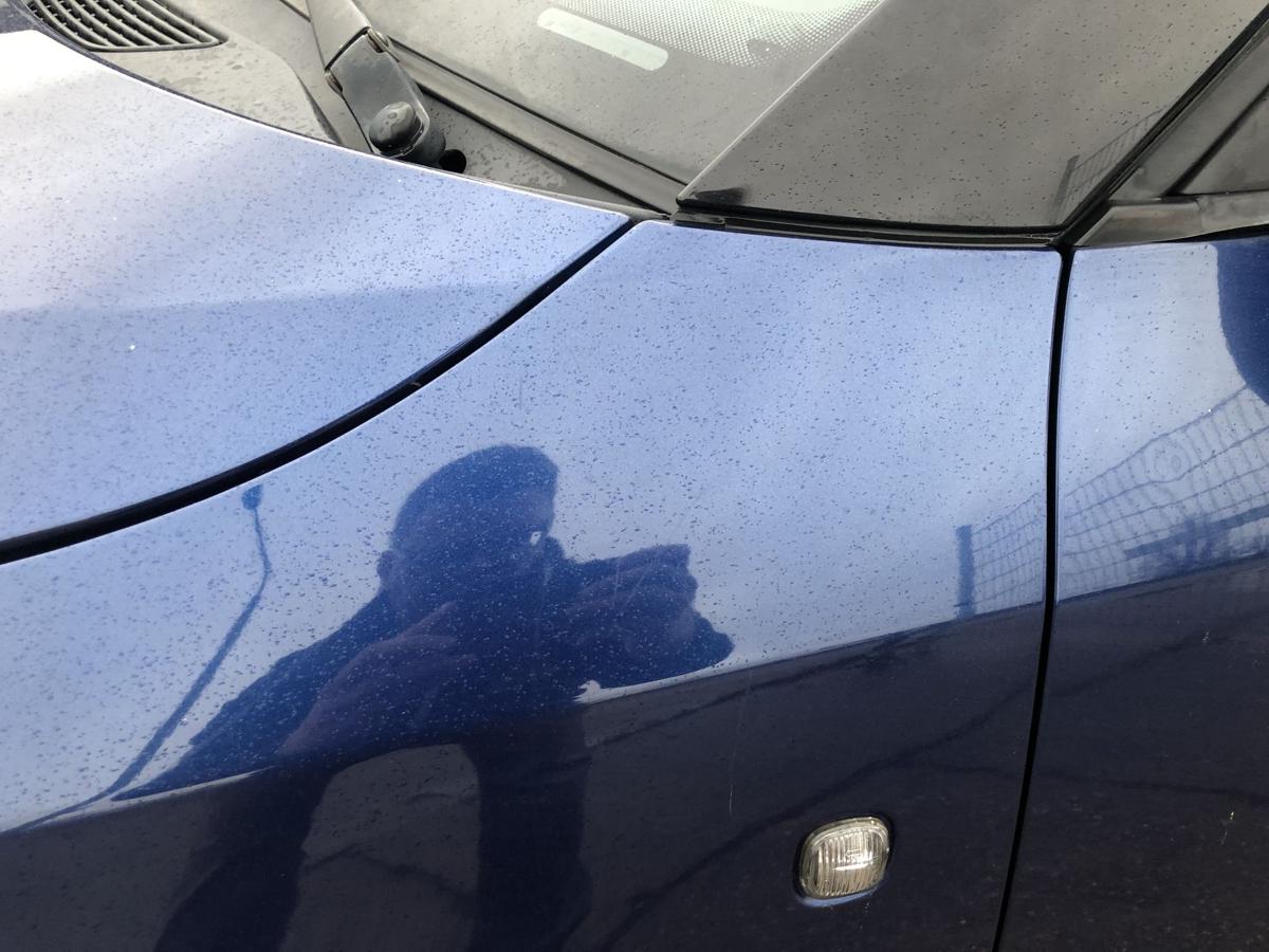 Skoda Fabia 2 Typ 5J Kotfl&uuml;gel vorn links Fahrerseite LF5Q Storm Blau 06 bis 14