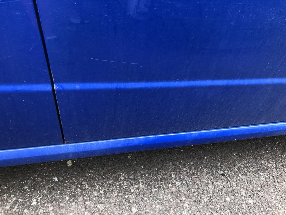 Skoda Fabia 6Y T&uuml;r vorn rechts Beifahrert&uuml;r im Rohbau LF5K Dynamic Blau