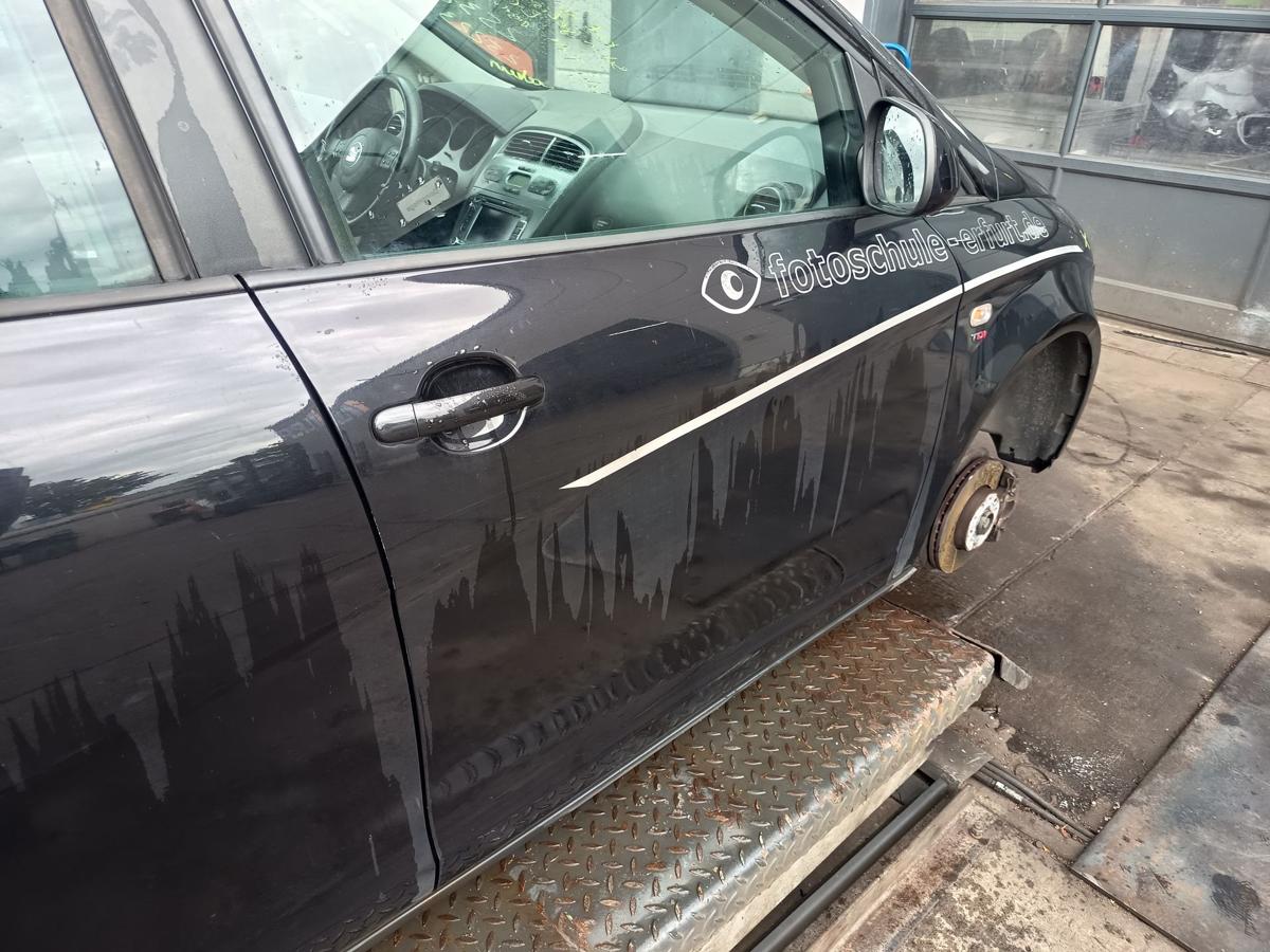 Seat Altea 5P original T&uuml;r vorn rechts Beifahrer Rohbau C9Z Magicoschwarz Bj2009