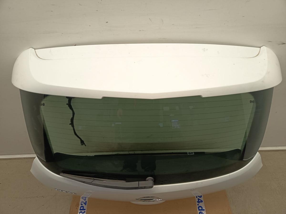 Opel Corsa D original Heckklappe mit Scheibe 3 TRG Wei&szlig; Baujahr 2009