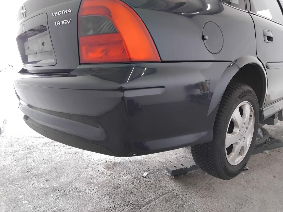Opel Vectra B Limousine orig Sto&szlig;stange Stossf&auml;nger hinten Facelift BJ2001 Z20H nocturnoblau