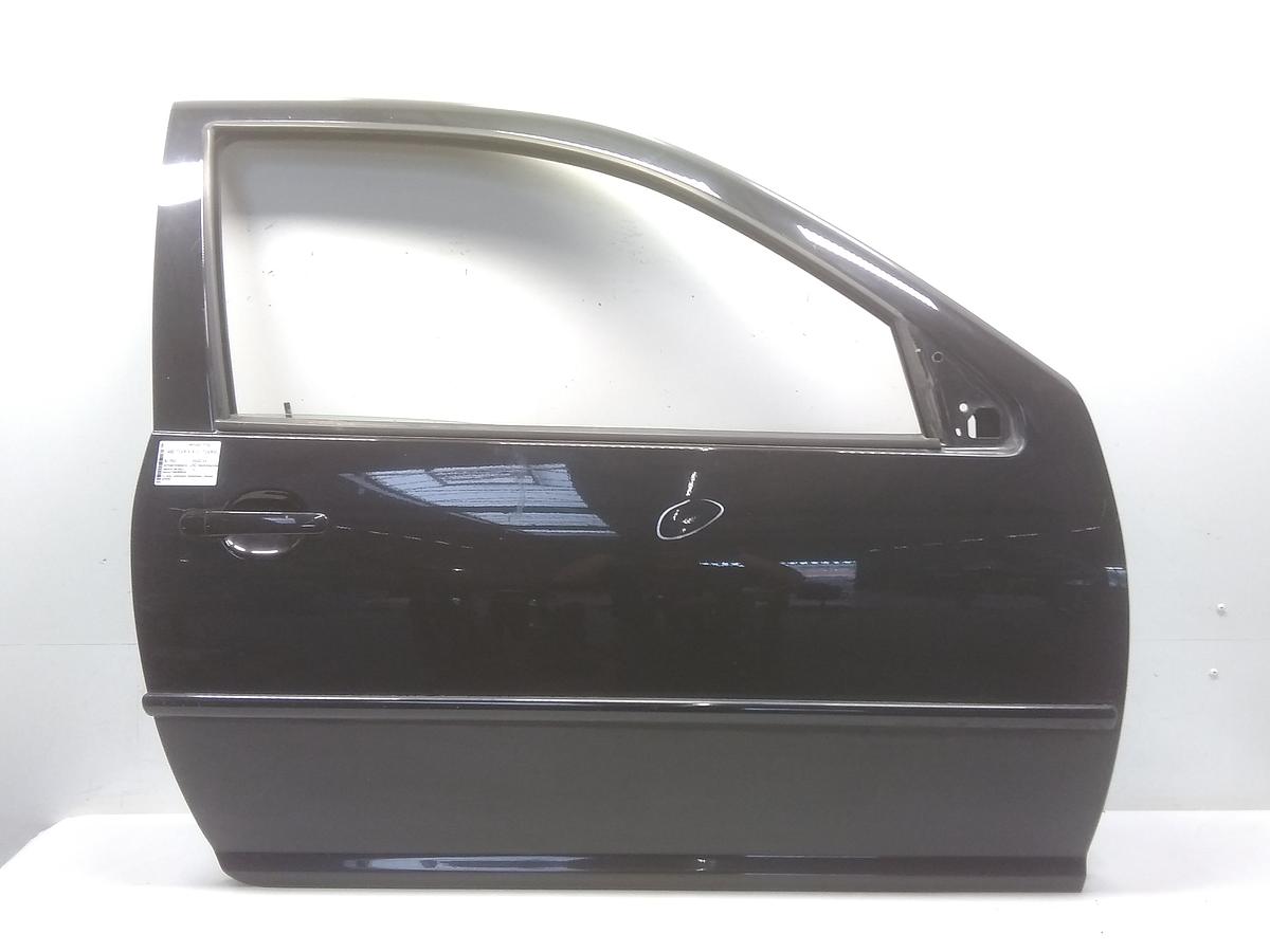 VW Golf 4 T&uuml;r vorn rechts Beifahrert&uuml;r 3-t&uuml;rig schwarzmetallic LC9Z Bj.2003