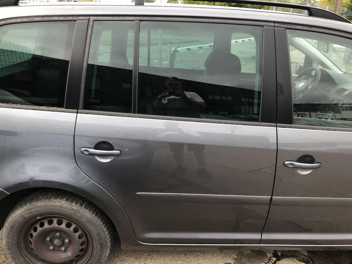 VW Touran 1T Tür hinten rechts Fondtür im Rohbau LD7X Platinum Grey Metallic