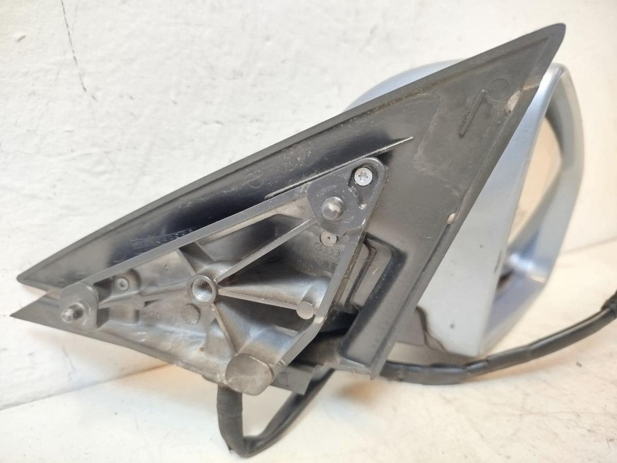 Audi A3 8P Aussenspiegel Spiegel R&uuml;ckspiegel rechts elektr LY5J Liquidblaumet