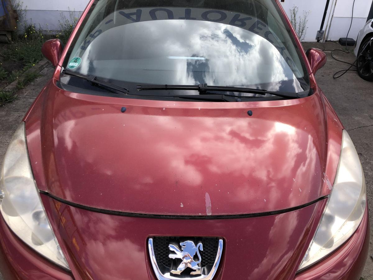 Peugeot 207 WA WC Motorhaube Haube Klappe Deckel vorn KJC Rouge Erythree Nacre
