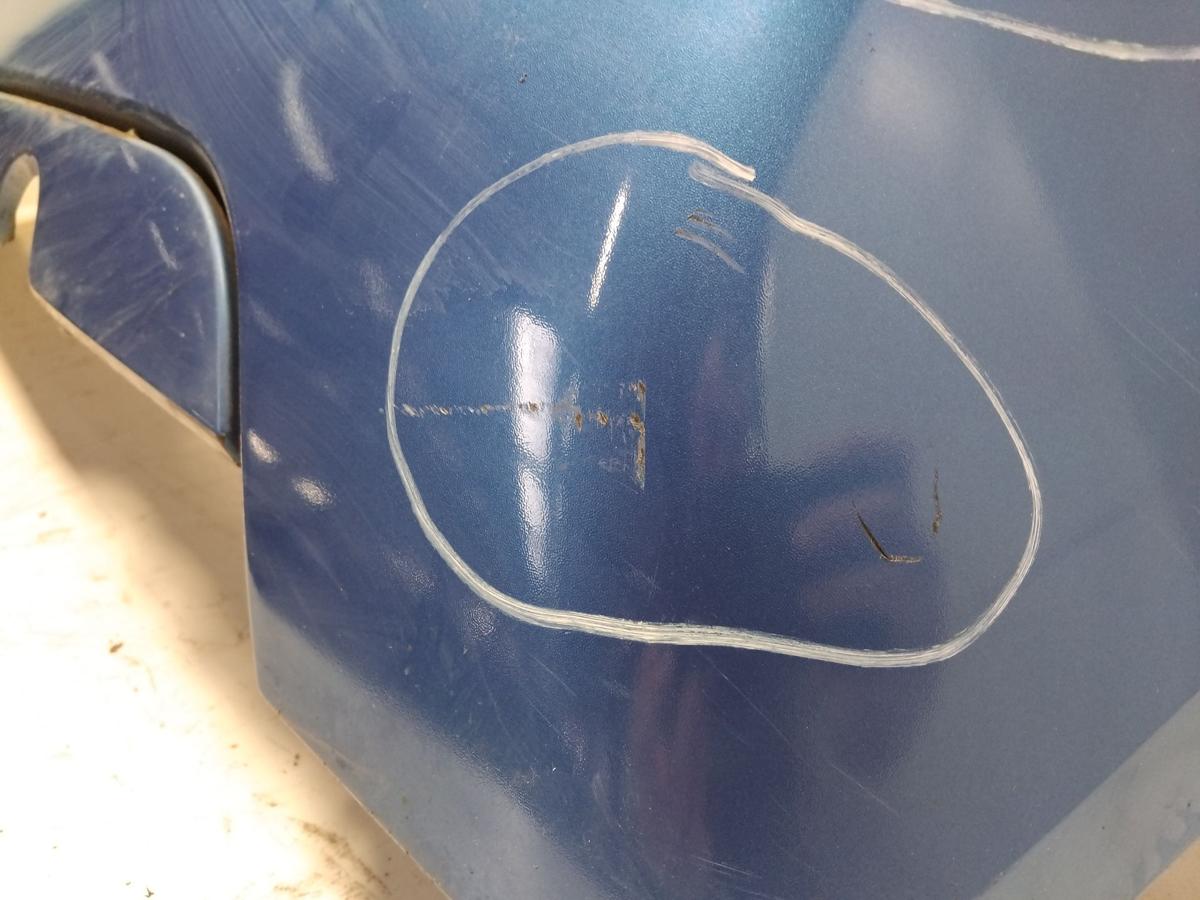 Citroen C2 original Sto&szlig;f&auml;nger Sto&szlig;stange hinten blau BJ2003