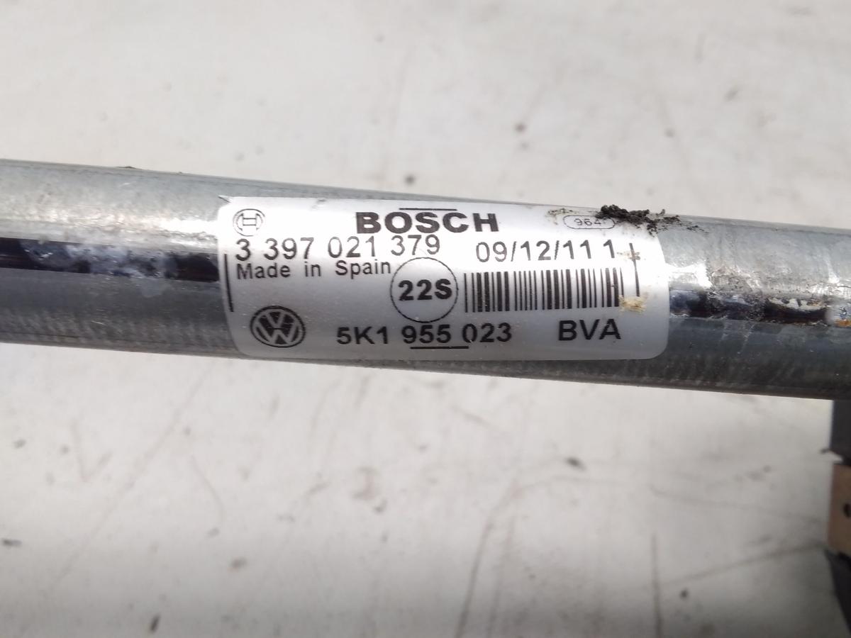 VW Golf 6 original Wischermotor vorn mit Wischergestänge Bj.2012