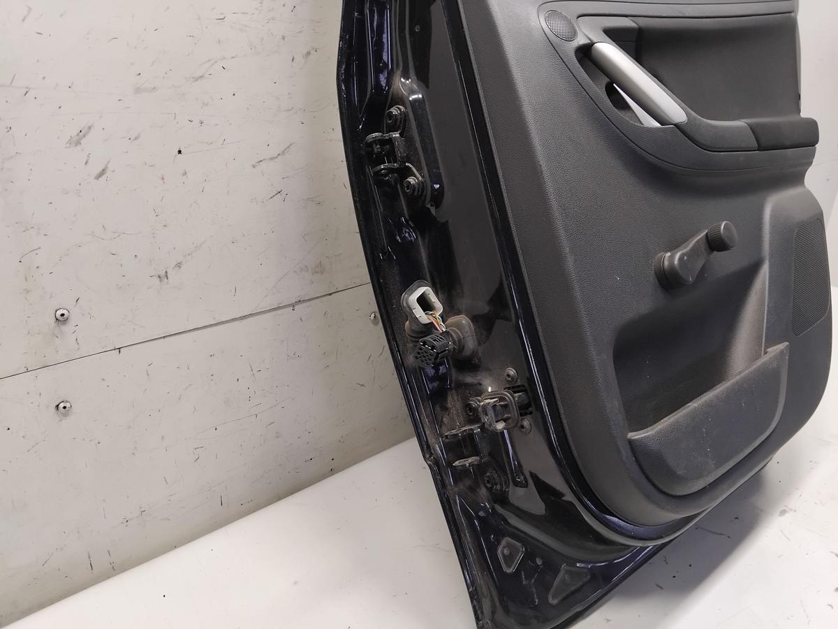 Skoda Fabia 2 Kombi 5J T&uuml;r hinten rechts schwarzmetallic 9910 Blackmagic Bj.2008