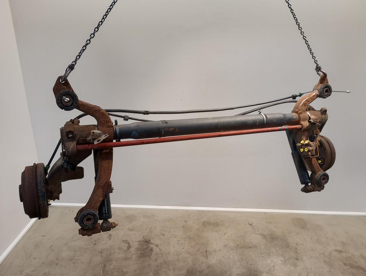 Peugeot 206 orig Hinterachse Trommel LAB Achse Bj 2004