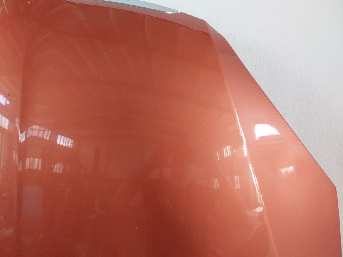 Skoda Fabia 5J Motorhaube Haube Klappe Deckel LF3H Tangerine Orange bis 2010