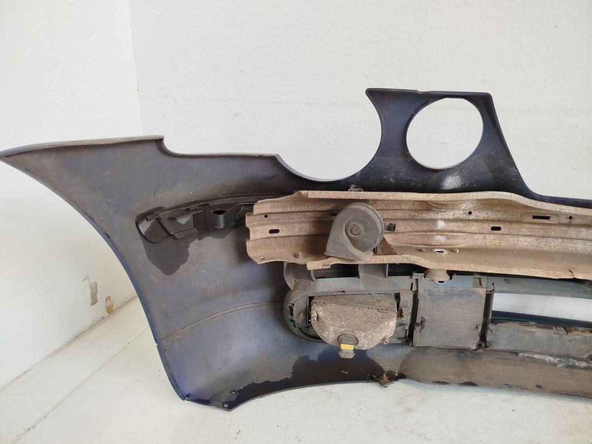 BMW 3er Compact E46 Stossfänger Stossstange Bumper vorn 364 Topasblau met TEXT