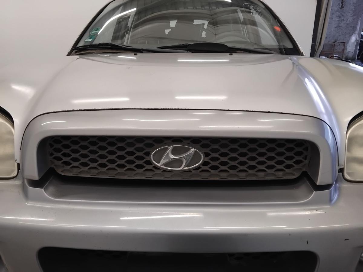 Hyundai Santa Fe SM Motorhaube Deckel vorn mit Grill BJ2003 LS smart silvermetallic