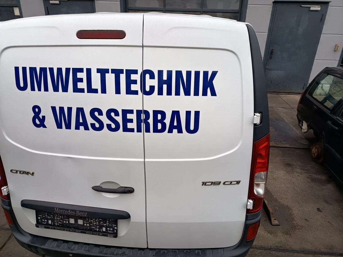 Mercedes Citan W415 original Heckt&uuml;r rechts 9147 Arktikwei&szlig; Baujahr 2018