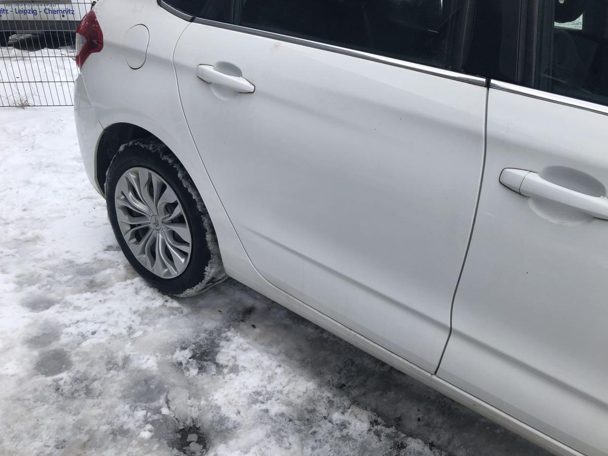 Citroen C4 II Typ N T&uuml;r hinten rechts Fondt&uuml;r im Rohbau EWP weiss Banquise