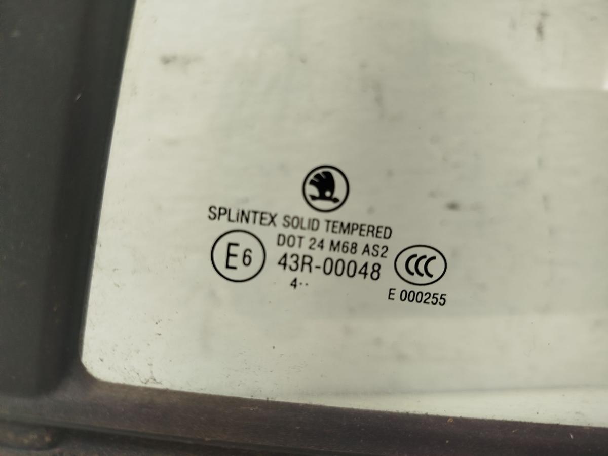Skoda Fabia 6Y Combi Dreieckscheibe T&uuml;r hinten links feste Scheibe Kombi