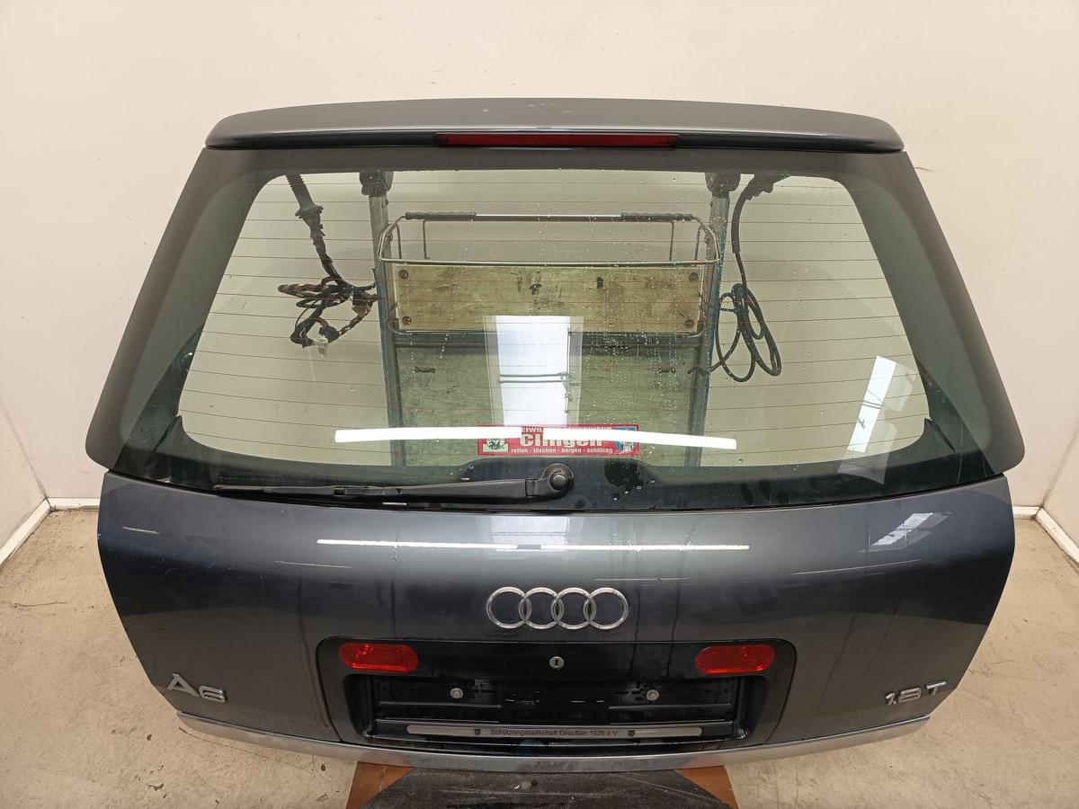 Audi A6 4B Kombi orig Heckklappe mit Scheibe LX7Z Delfingrau Facelift Bj 2003
