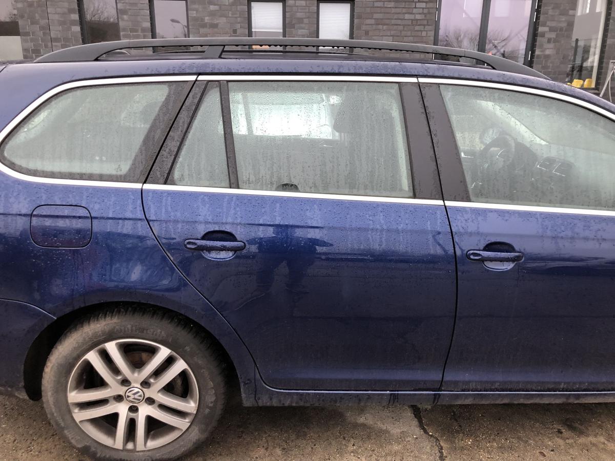 VW Golf 6 VI Variant T&uuml;r hinten rechts Rohbau Autot&uuml;r Fondt&uuml;r blau