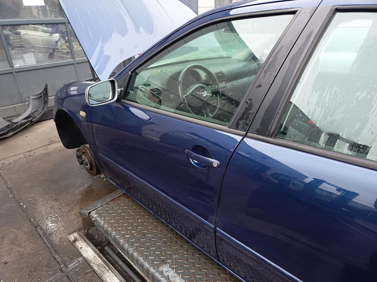 Seat Toledo 1M original Tür vorn links Fahrer B5N Indigoblau Bj 2000