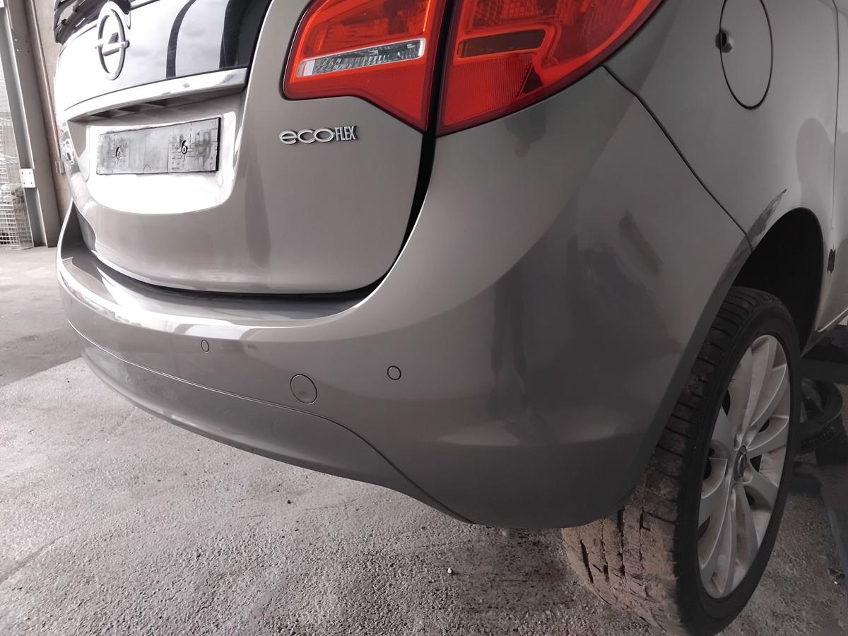 Opel Meriva B original Stoßfänger Stoßstange hinten PDC GJM Muskatgrau BJ2012