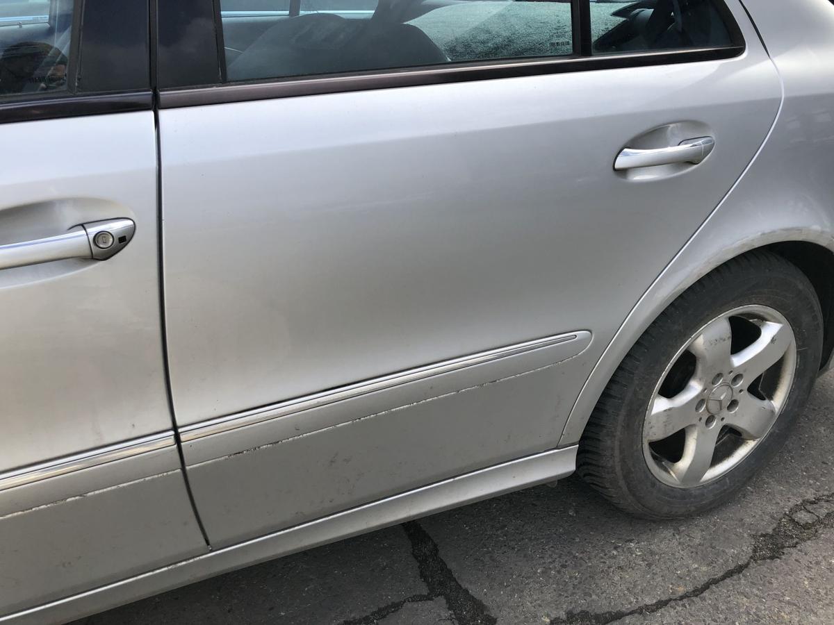 Mercedes E Klasse W211 Limo T&uuml;r hinten links Fondt&uuml;r Rohbau 744 Brillantsilber