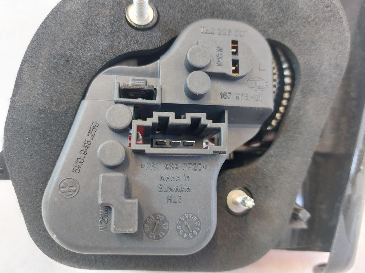 VW Golf 6 VI GTI Rückleuchte innen links Rücklicht Kirschrot Heckleuchte OEM