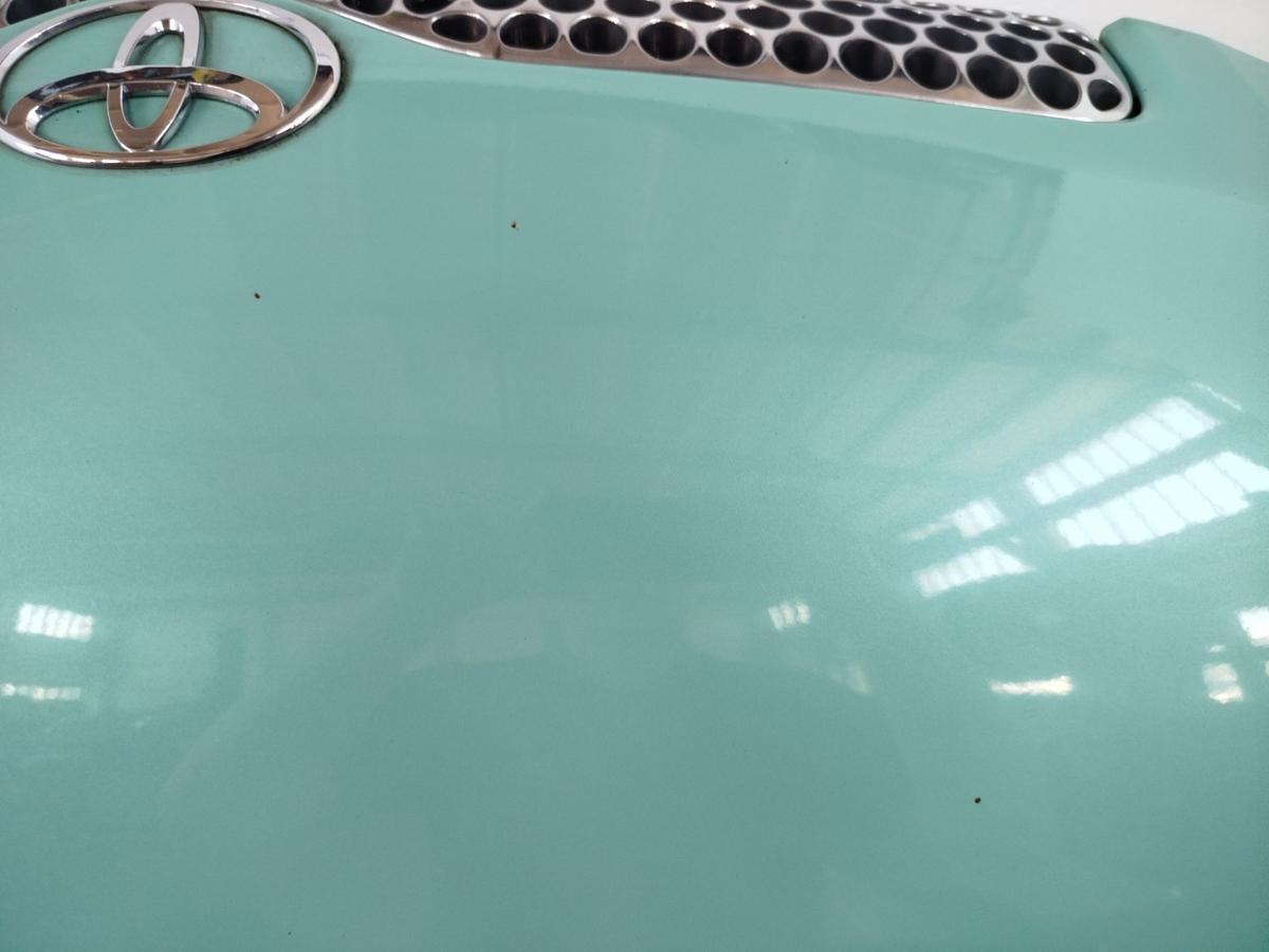 Toyota Yaris XP10 Motorhaube Haube Klappe Deckel Bonnet vorn 764 Light Aqua Met