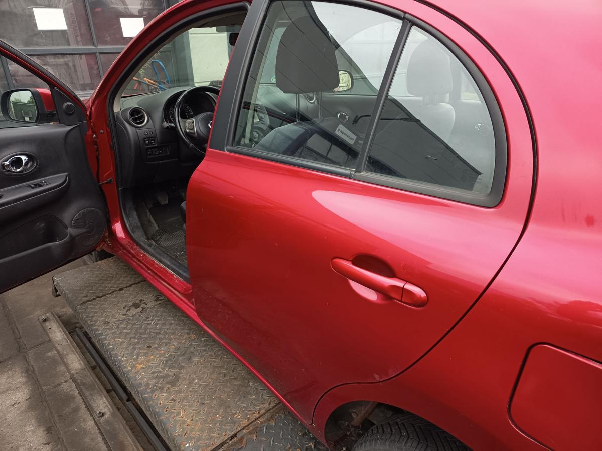 Nissan Micra K13 original T&uuml;r hinten links Fond AY4 Kaminrot Bj 2013