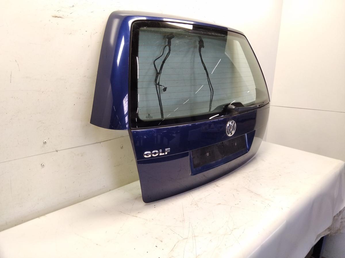 VW Golf 4 Variant Heckklappe indigoblaumetallic LB5N mit Heckscheibe Bj.2001