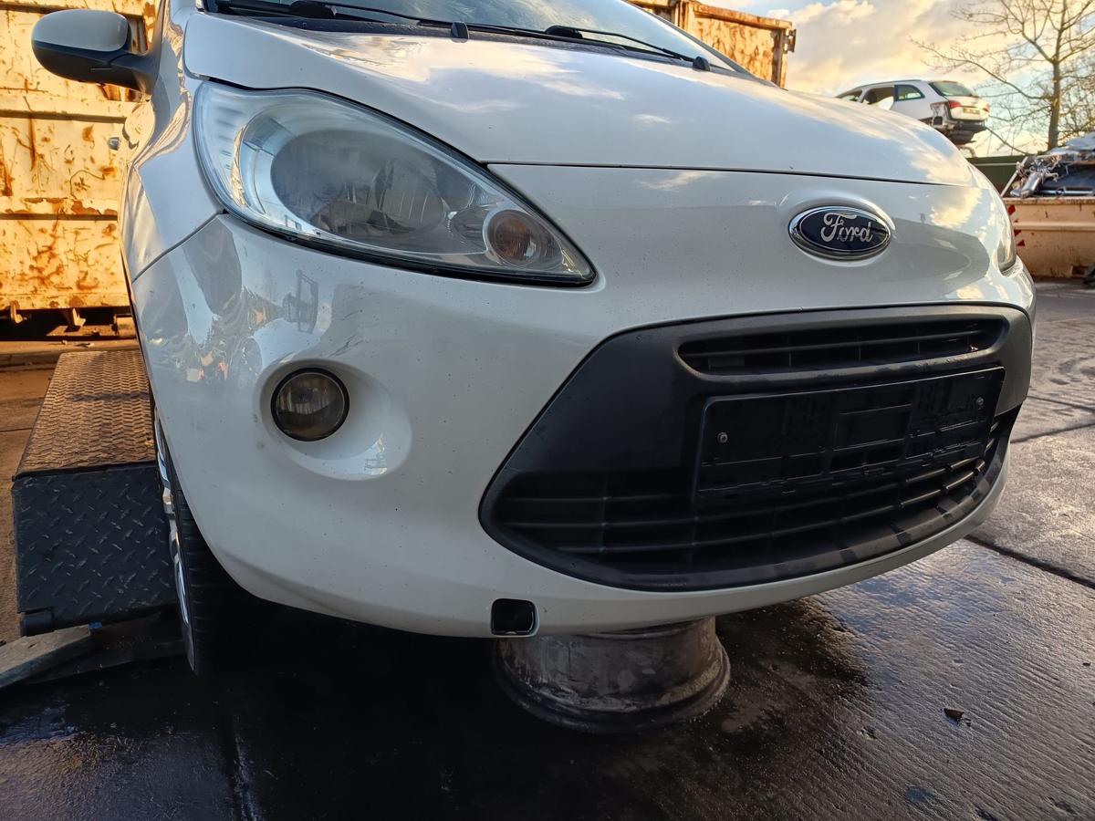 Ford KA RU8 orig Sto&szlig;f&auml;nger vorn Sto&szlig;stange Crystal Wei&szlig; Bj 2009